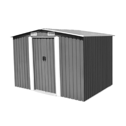 金属製の物置 - 屋外収納用 - スチール製 - 200 x 150 x 180